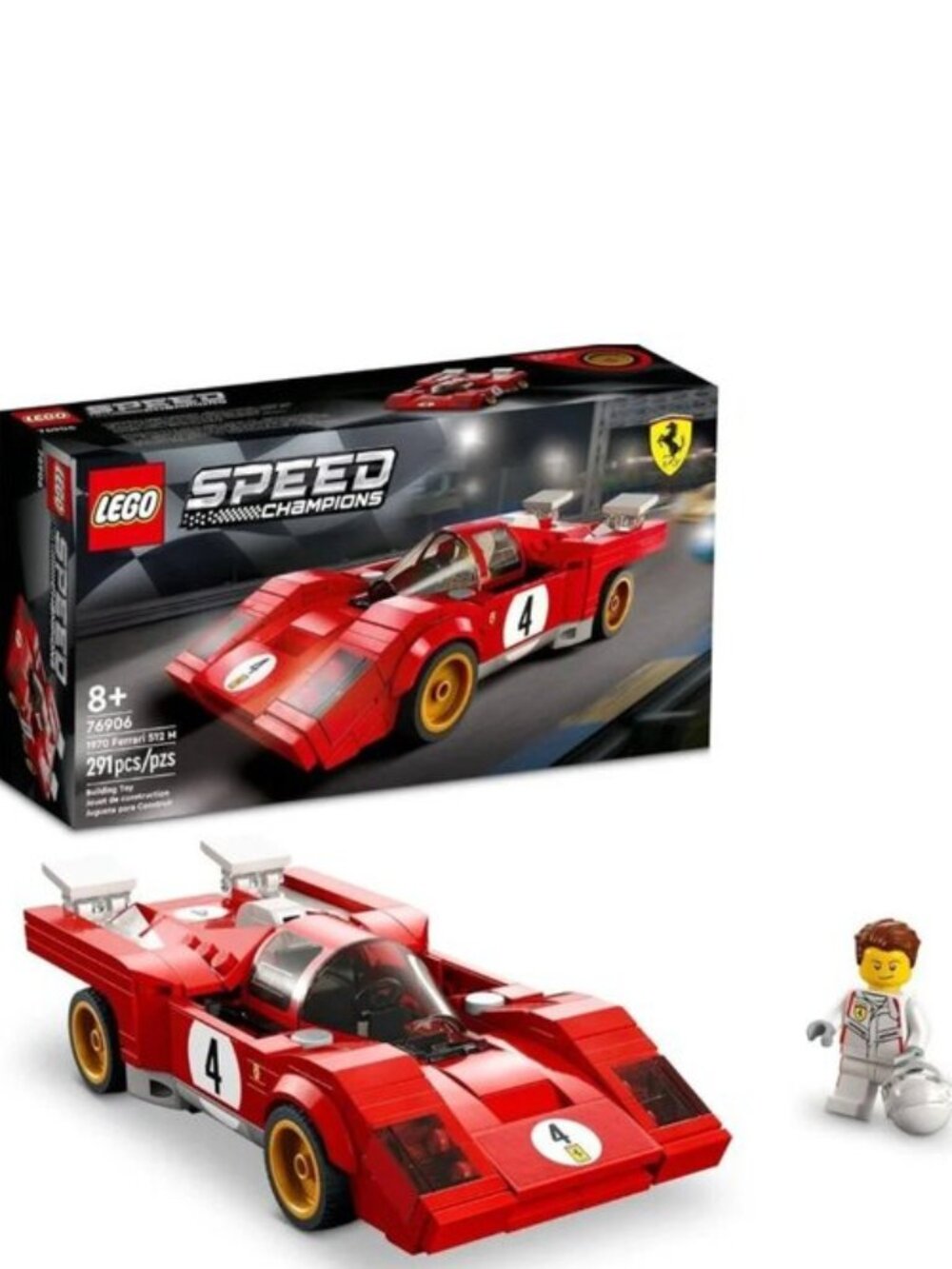 Lego Speed Champion 1970 Ferrari 512 M 76906  New In Box